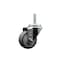 Service Caster 3 Inch Thermoplastic  Rubber Wheel Swivel 58 Inch Threaded Stem Caster Service Caster SCC-TS20S314-TPRB-58212 - alternate 1